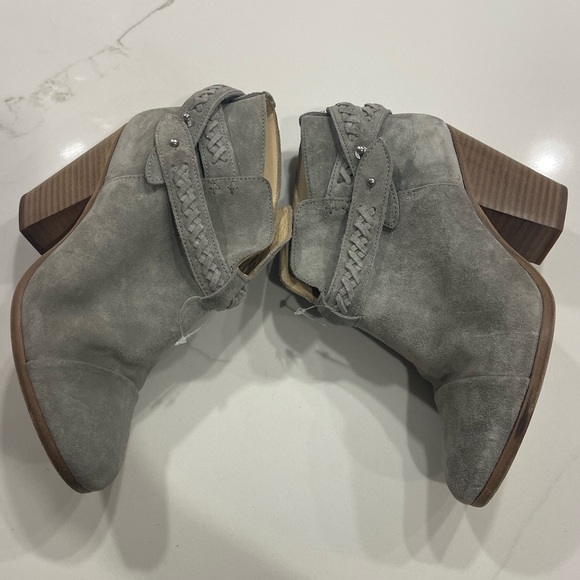 Rag & Bone Gray Suede Harrow Ankle Boot - 38 / 8 - Picture 3 of 8